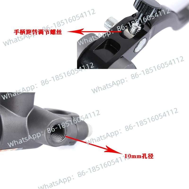 Bomba hidráulica de empuje directo para motocicleta de gran desplazamiento, bomba principal de freno de disco modificada con fuego fantasma de tercera generación