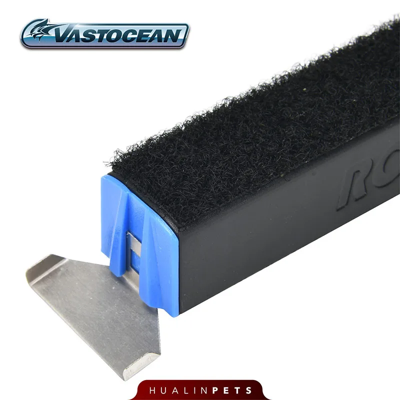 

Vastocean Strong Magnetic Flipping Cylinder Fish Tank Cleaning Magnetic Brush With Scraper Glass Double-Sided Cleaning