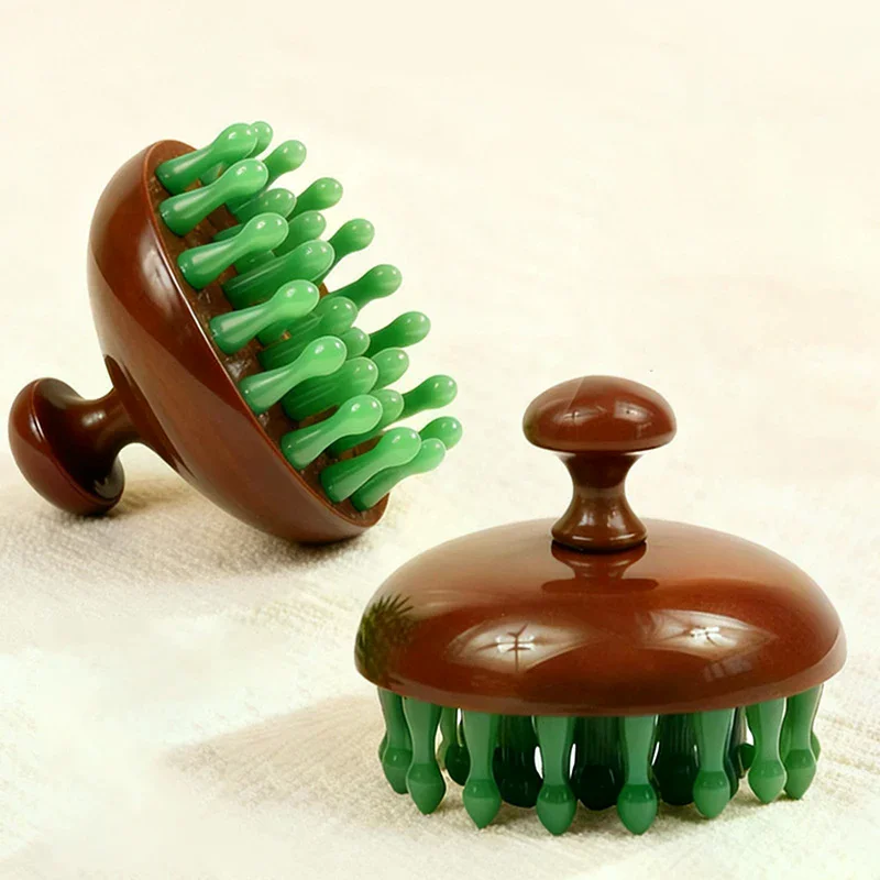 

28 Nails Head Massage Comb Circular Tooth Massage Comb Blood Circulation Multifunctional Whole Body Meridian Comb Massage Tools