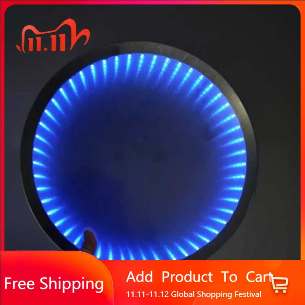 

Round Infinity Abyss Mirror Small Self Adhesive Aesthetic Korean Style Mirror Modern Creative Unique Spiegel Household Goods