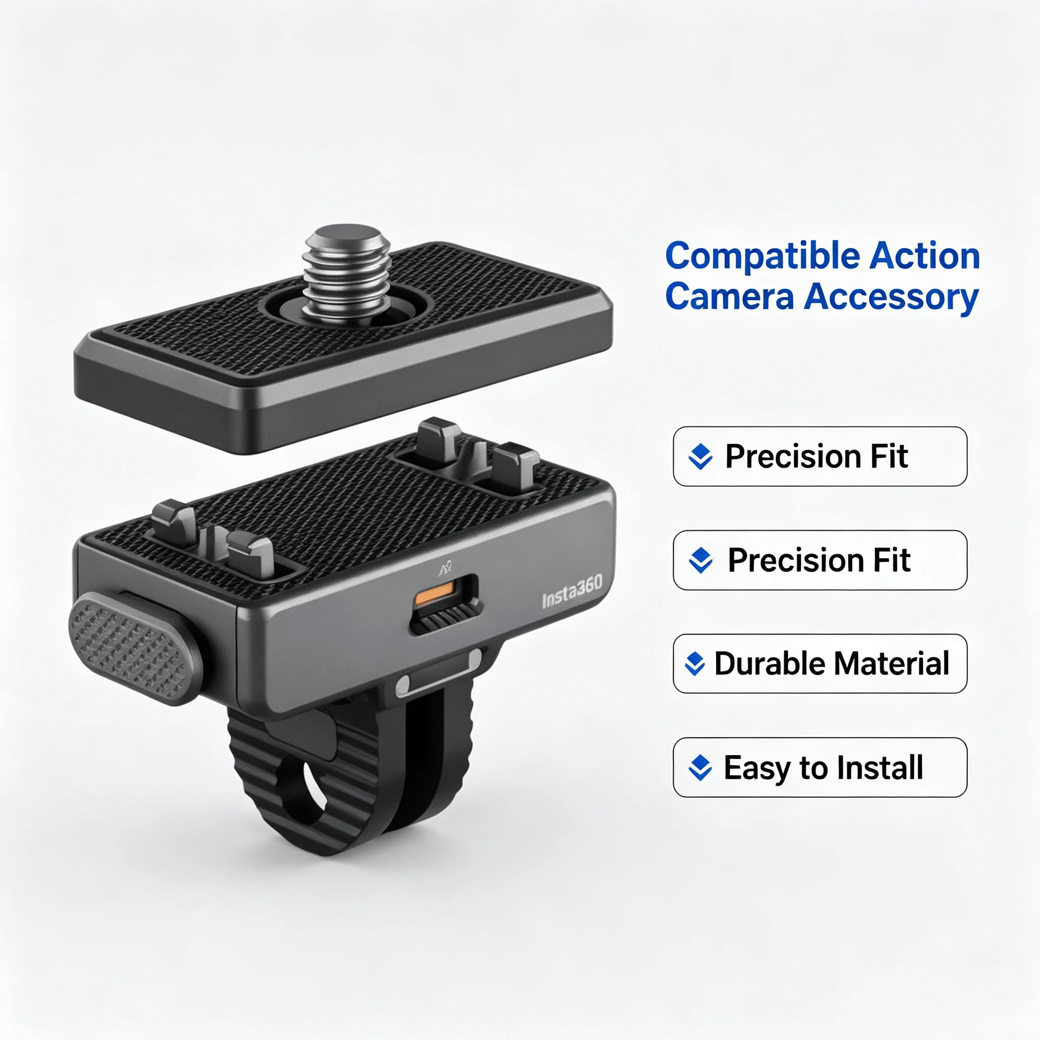 Insta360 Camera X4 - Dual 2-Prong Magnetic Quick Release 2.0