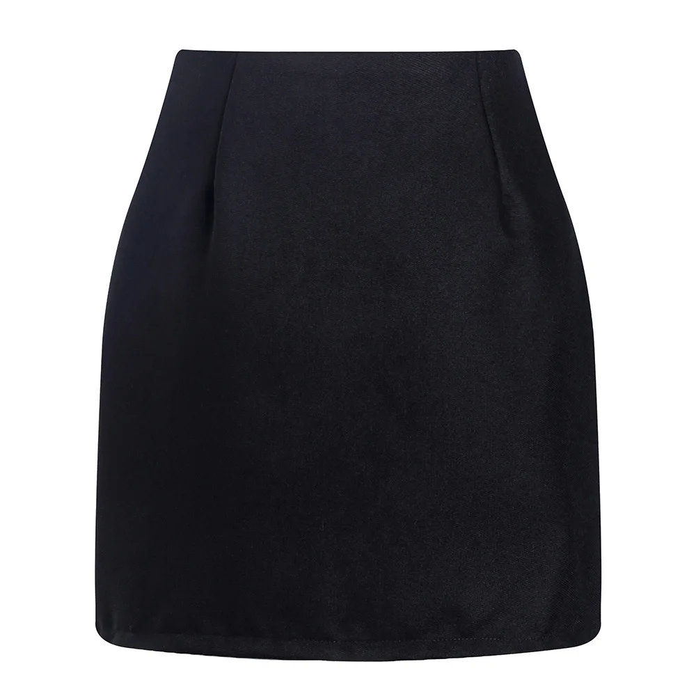 Mini jupes à carreaux taille haute pour femmes, vêtements de bureau décontractés pour femmes, style coréen élégant, mince, tambour, nouvelle mode, automne, hiver