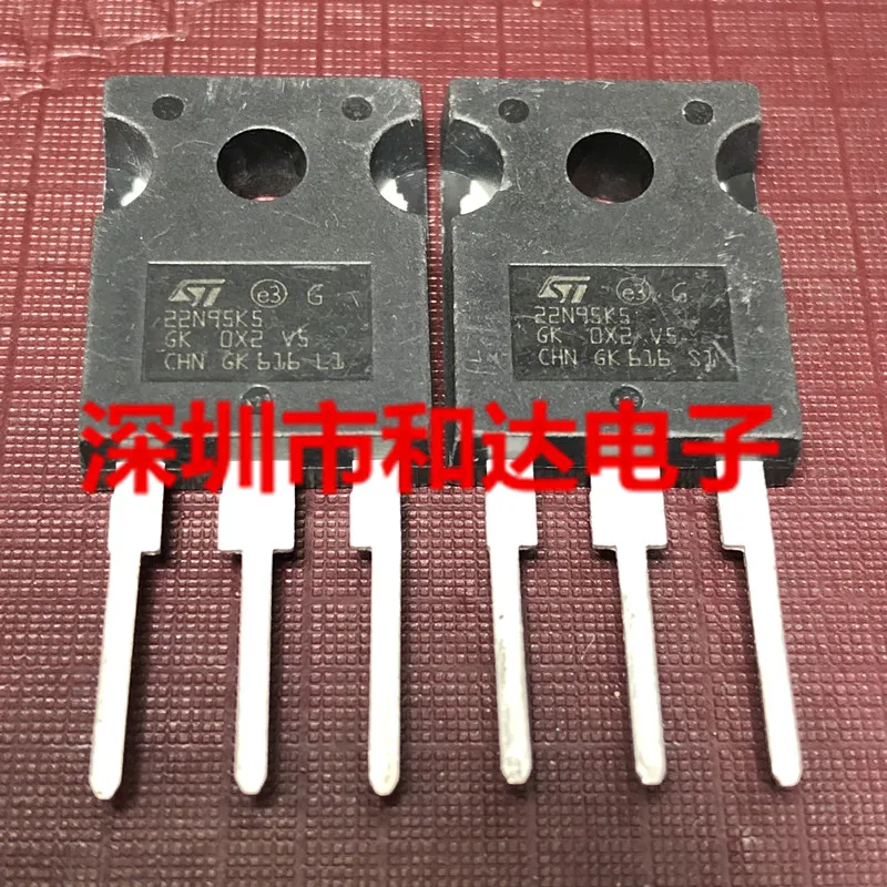 (2 Pieces) 22N95K5 STW22N95K5  TO-247 950V 17.5A
