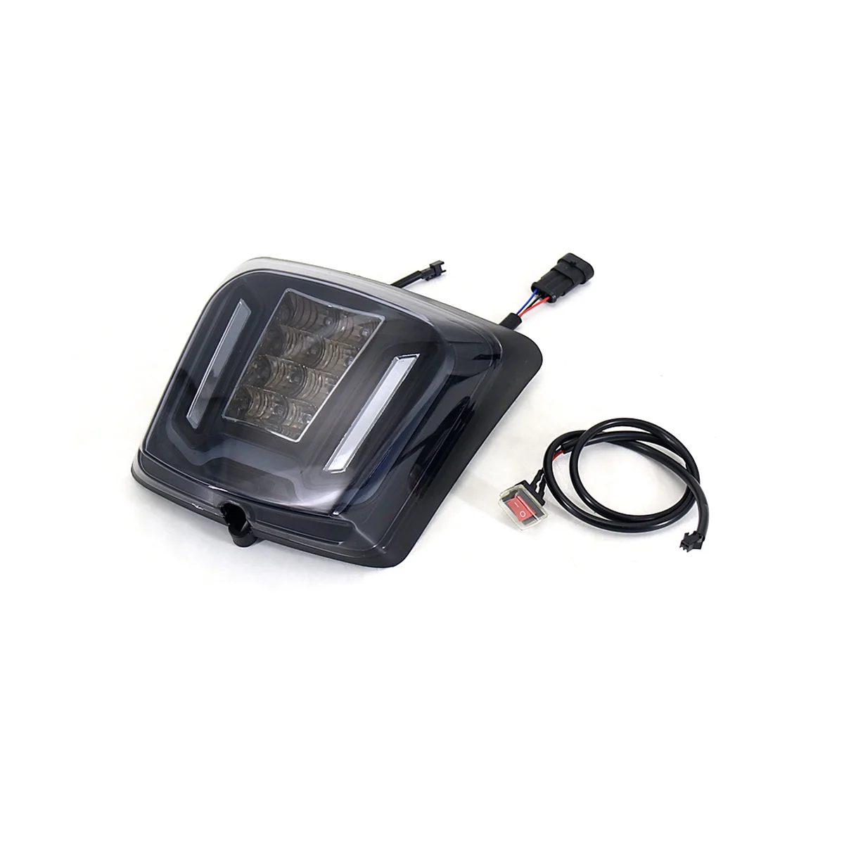 

Motorcycle LED Tail Lamp Rear Brake Tail Run Light Smoky Black Lens Taillight for Vespa GTV300 Sei Giorni Gtv 300