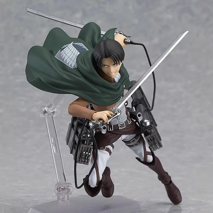 アニメ「進撃の巨人」リヴァイ・アッカーマン-フィグマ-フル可動アクションフィギュア-pvc製-コレクタブルアクションドール-オーナメント