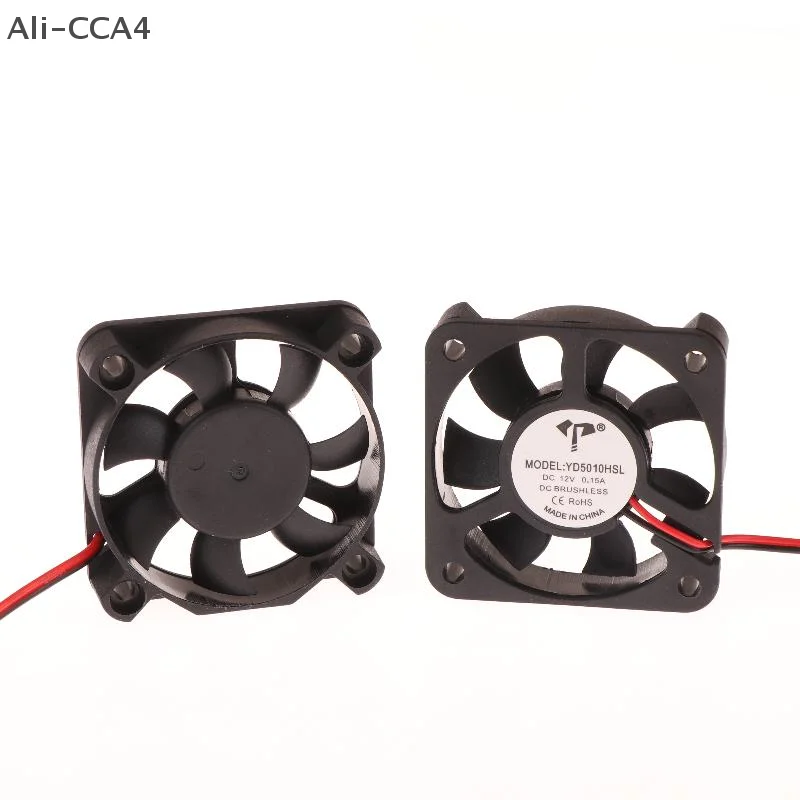 1pc/3pcs dc ventilador de refrigeração 5010mm dc ventilador rolamento hidráulico 5v 12v 24v impressão 3d luz do carro máquina aromaterapia