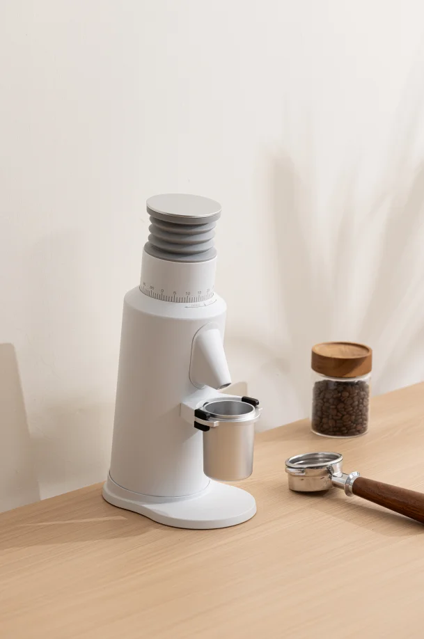 New Model T64 Aluminum Alloy Electric 64mm Coffee Grinder Flat Burr for Single Dose Use at Home