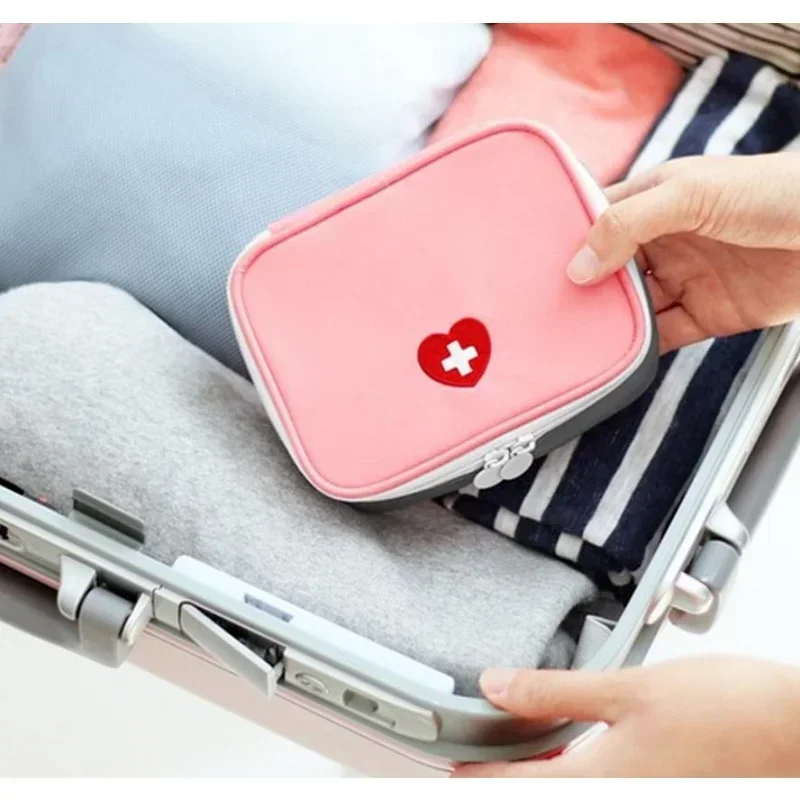 

Emergency Kit Bag, Mini Outdoor First Aid Kit Bag, Portable Medicine Package, Pill Storage Bag, Small Organizer, Travel