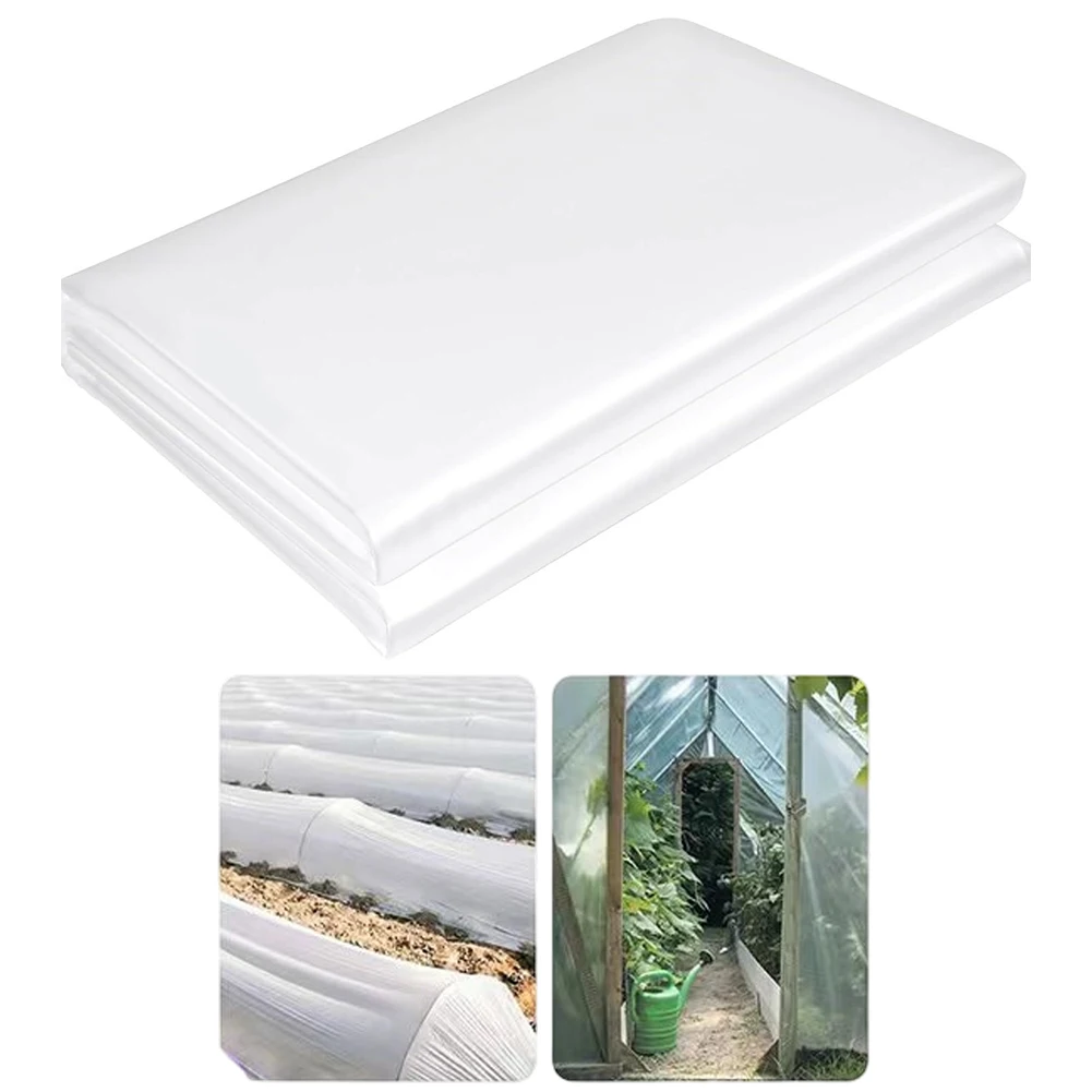 Heavy Duty Clear Greenhouse Plastic Sheeting 6.5x20 FT Polyethylene Film For Plant Frost Protection Outdoor Garden Living