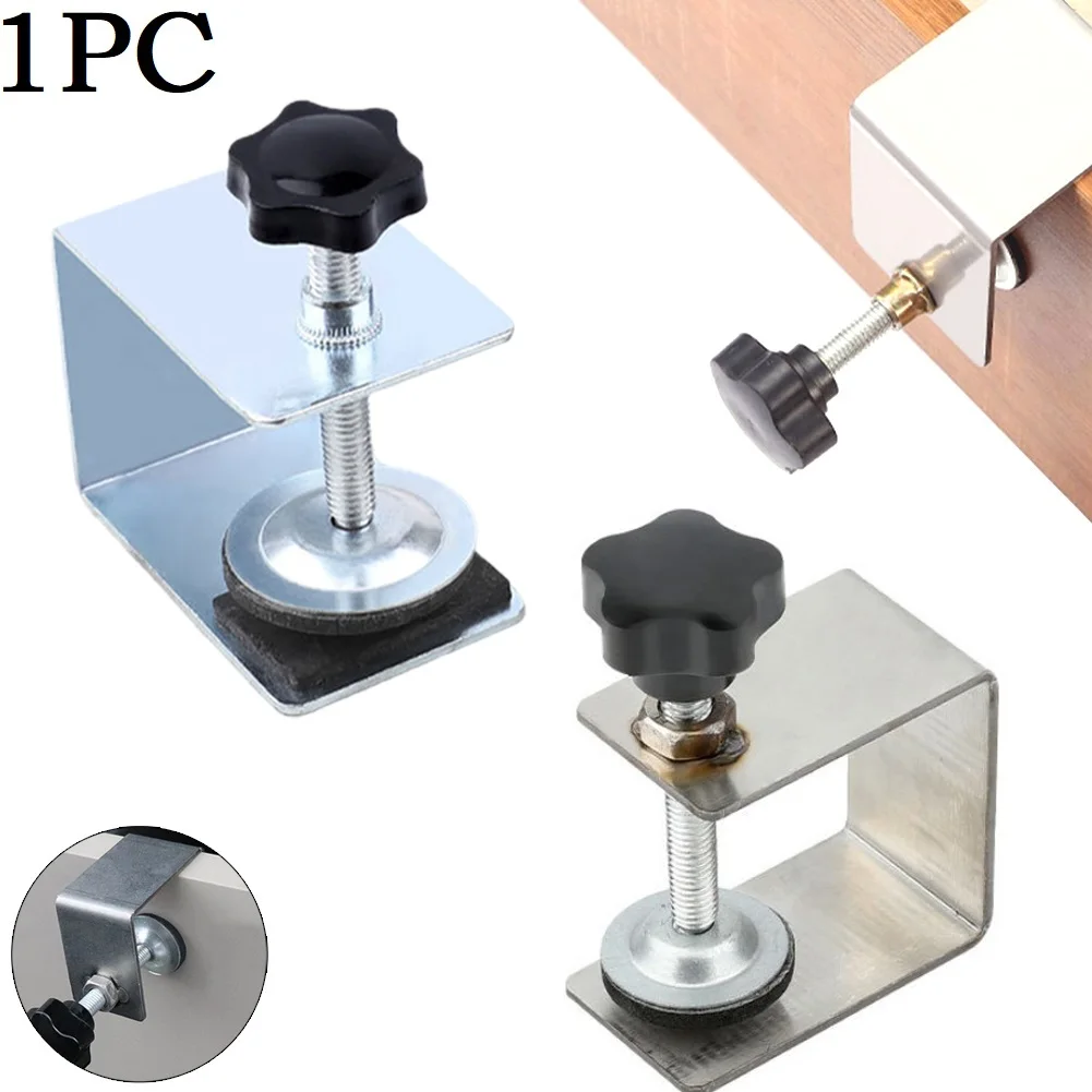 1PC Metal Drawer Front Installation Clamps Cabinet With Easy Adjustment Adapter Kit Fixing Clip For Woodworking Craft Repair