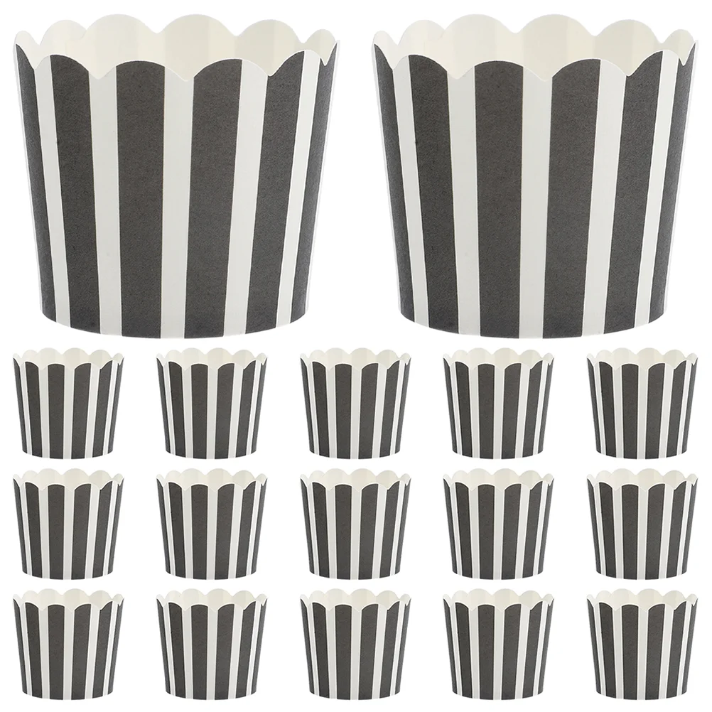 

50 Pcs Mini Small Cake Cup Paper Cupcake Cases Holiday Wrappers Baking Cups for Liners Muffin