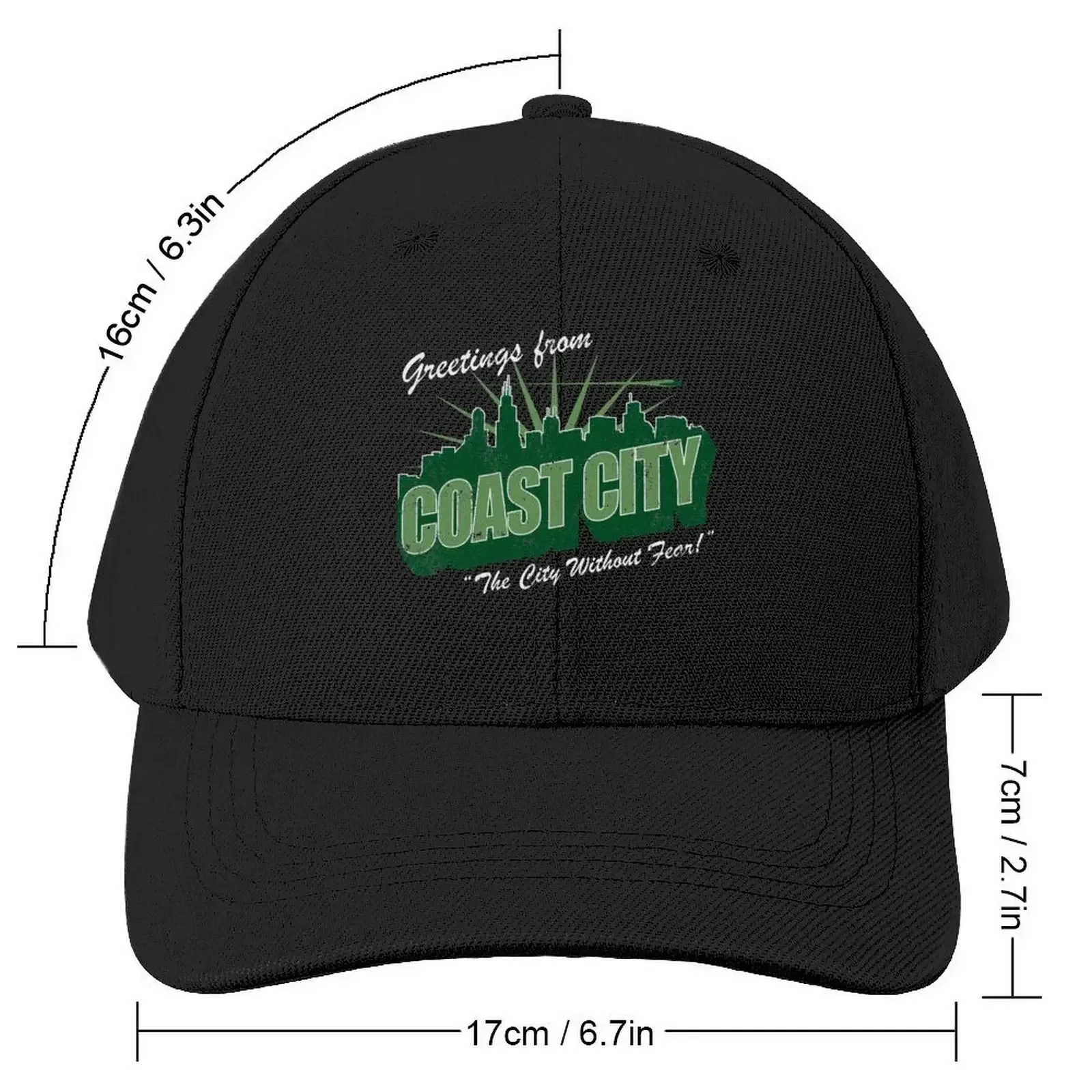 Greetings From Coast City Baseball Cap Sun Cap Golf Wear men's big size hat luxury caps Mens Hats Women's