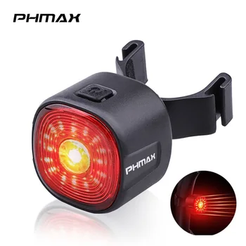 PHMAX Bicycle Tail Light Smart Brake MTB Road Seatpost Saddle Bike Rear Light IP66…