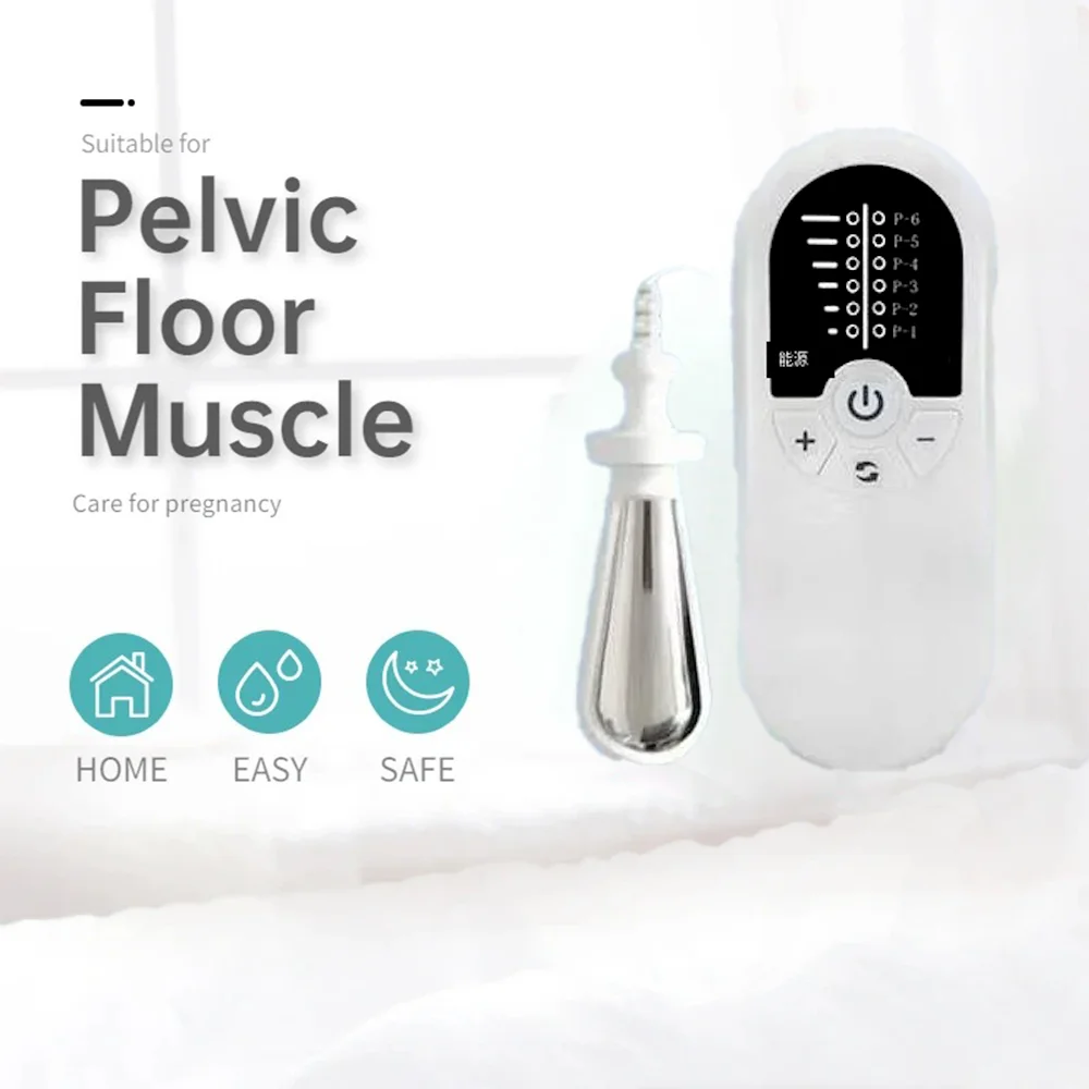 Pelvic Muscle Electrical Trainer Kegel Exerciser With Vaginal & Anal Electrode Probes For Men & Women Incontinence