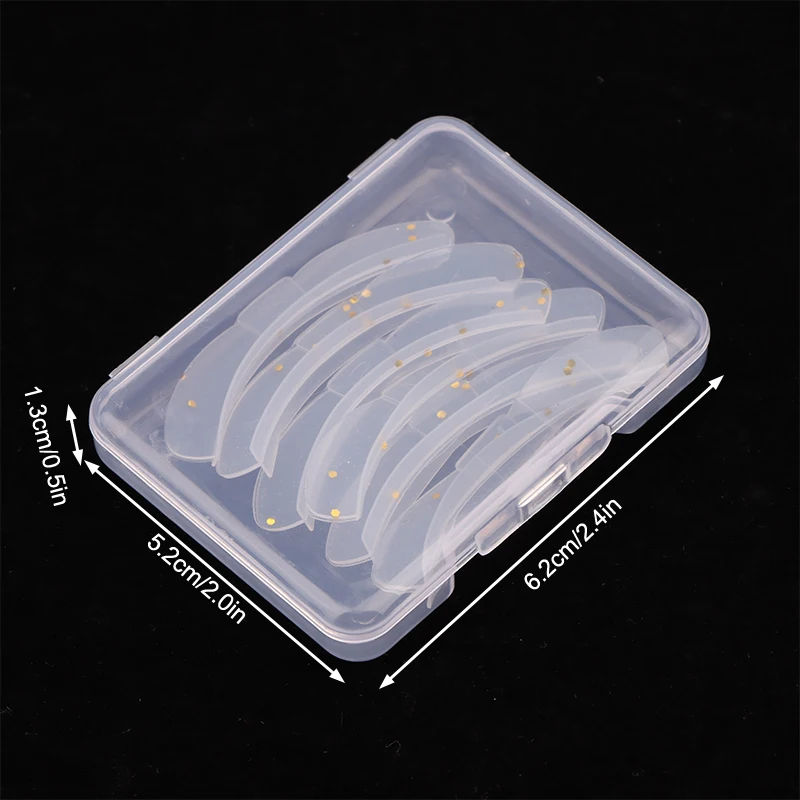 3Pair Keratin Eyelash Applicator Bow Jelly Hot Eyelash Eye Pads Silicone Pads Eyelash Extension Accessories