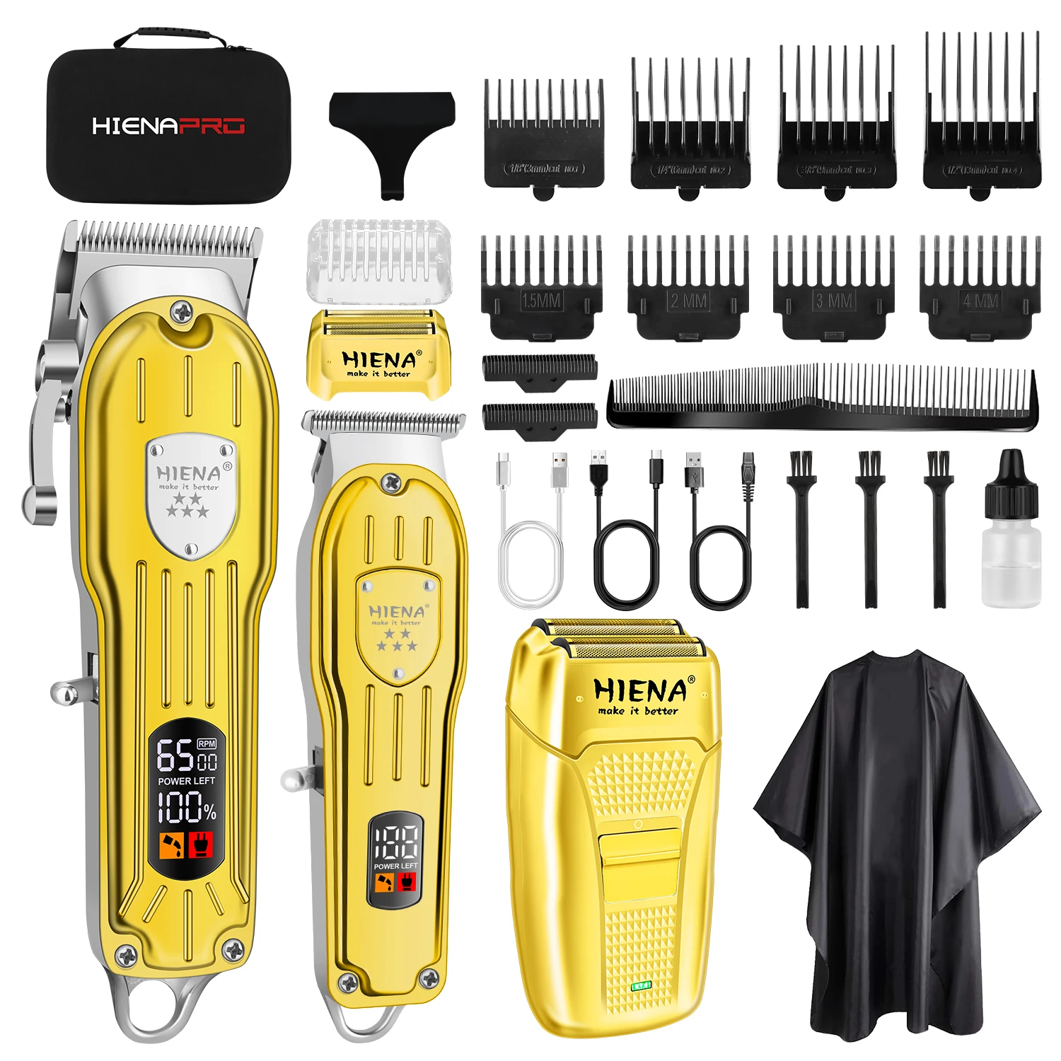Hair Care Gift Set - Kit de Corte de Cabello HIENA