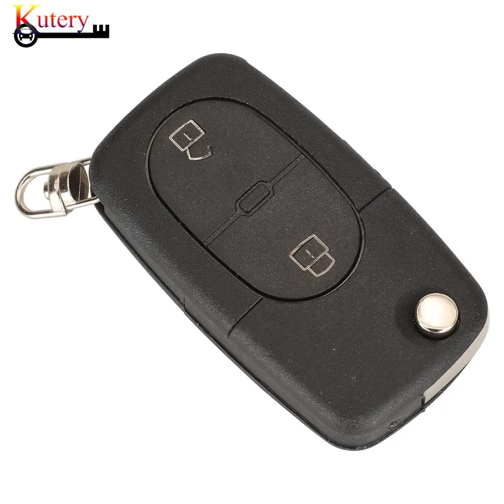 jingyuqin 4D0837231A/E/K/R Folding Remote Smart Car Key For Audi A3 A4 A6 A8 RS4 TT Allroad Quttro RS4 315/433Mhz ID48 Chip