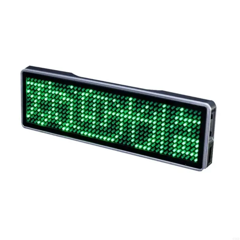 

C90F Светодиодные бейджи с питанием от батареи Светодиодный именной знак для супермаркета для вечеринок в школьном отеле