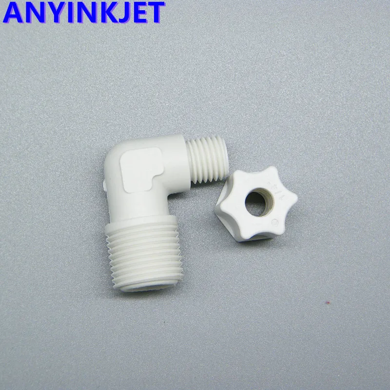use for Citronix 003-1095-001 connector 3/8 connector L type for Citronix Ci580 Ci700 Ci1000 Ci2000 printer - view 2