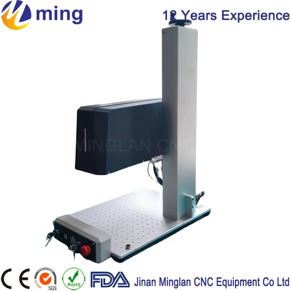 

Dual-beam laser marking machine 20W 30W Fiber and Blu-ray for all material metal and non-metal