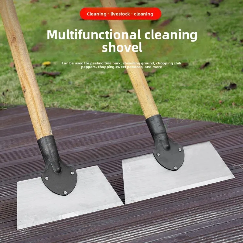 Manganese Steel Cleaning Scraper Livestock Manure Shovel Wall Skin Remover Multitool Road Roof Snow Grass Farm Use