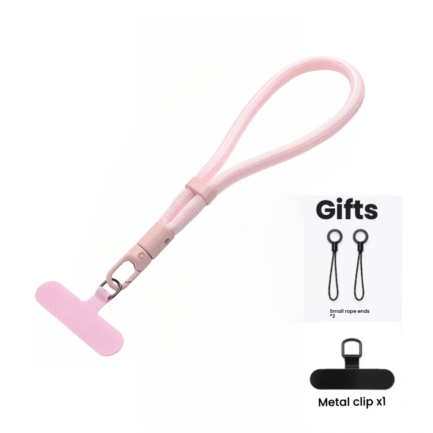Nieuwe verstelbare telefoonpolsband/lanyard – een premium, anti-verlies en anti-diefstal accessoire. Voorzien van een veilige sluiting en inclusief een