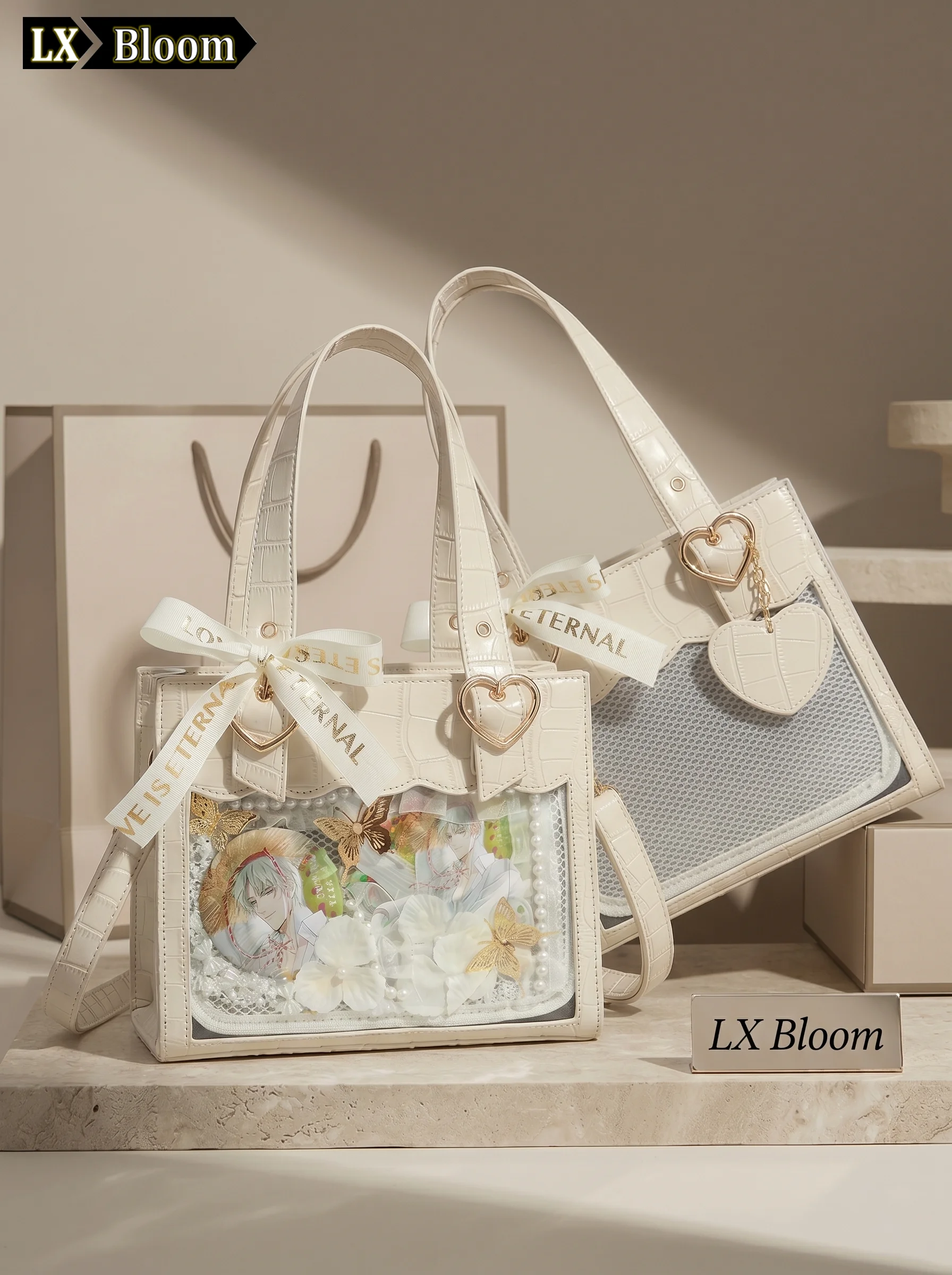 Original Lolita Japanese Style Girl Bags Second Dimensional Women's Handbags Portable Messenger Bag Cute Crossbody Bags Femme
