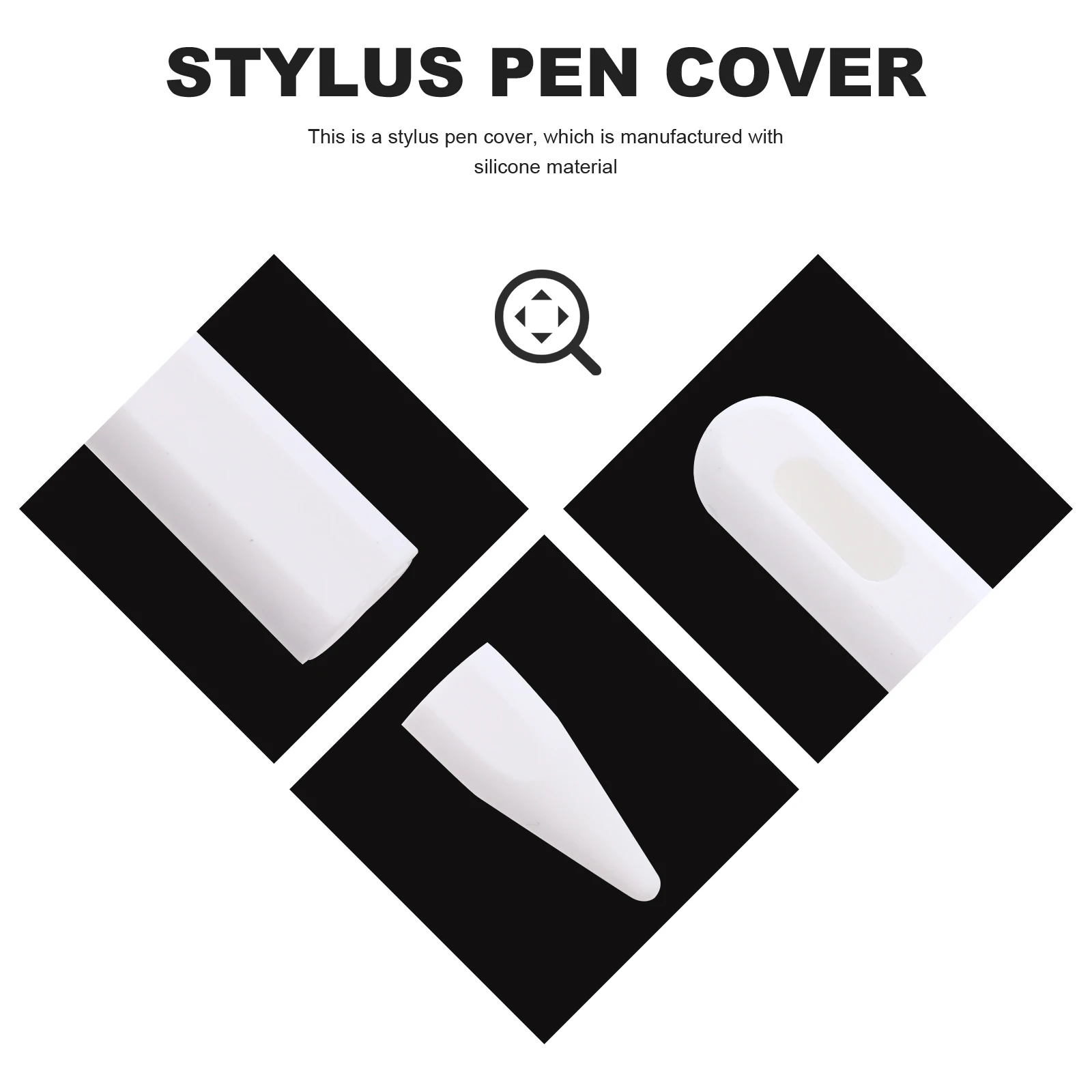 

1PC Stylish Silicone Stylus Pen Cover Protector Pencil Case Non Grip Scratch Resistant Gift Idea Smooth Comfortable