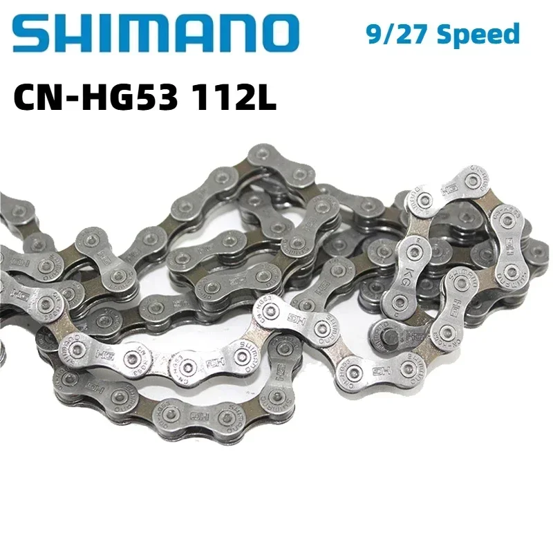 Shimano Alivio HG53 9 Speed Chains CN-HG53 Super Narrow HG Bicycle Bike Chain 9-speed 9S 112 Links 112L