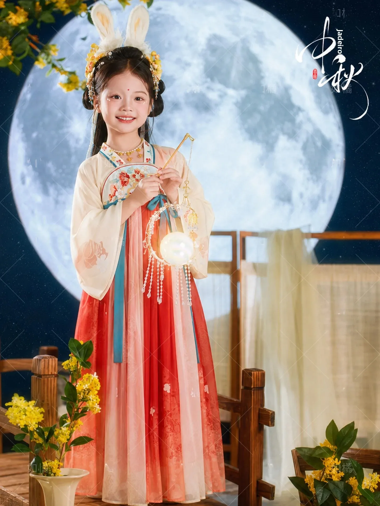 Novo Vestido Estilo Princesa 2026 para Meninas, Conjunto de Roupa Hanfu Chinesa Antiga Fina de Verão para Crianças, Fibra de ...