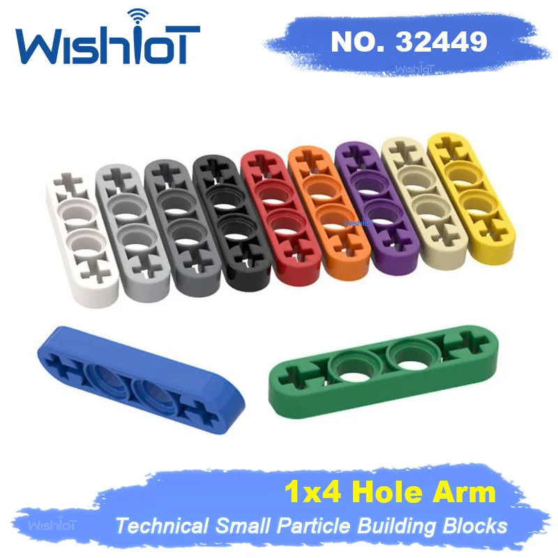 Techniczne klocki Liftarm Grube 1x4 Klocki Zabawki MOC Klocki Konstrukcyjne Akcesoria do Modelowania Cząstki Mechaniczne Nauka