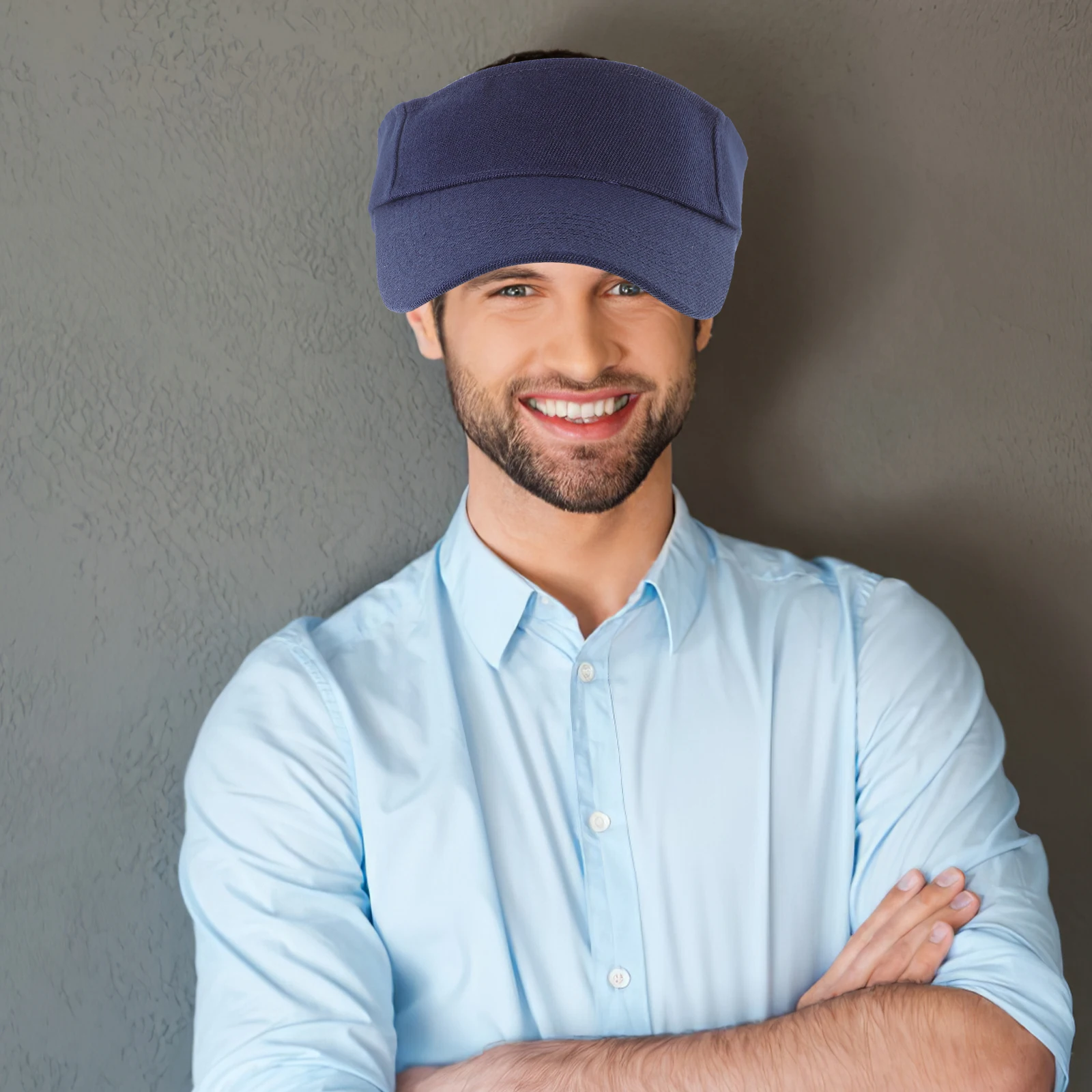 

2 Pcs Cotton Sun Visor Baseball Cap Hat Outdoor Travel Polyester Summer Women's