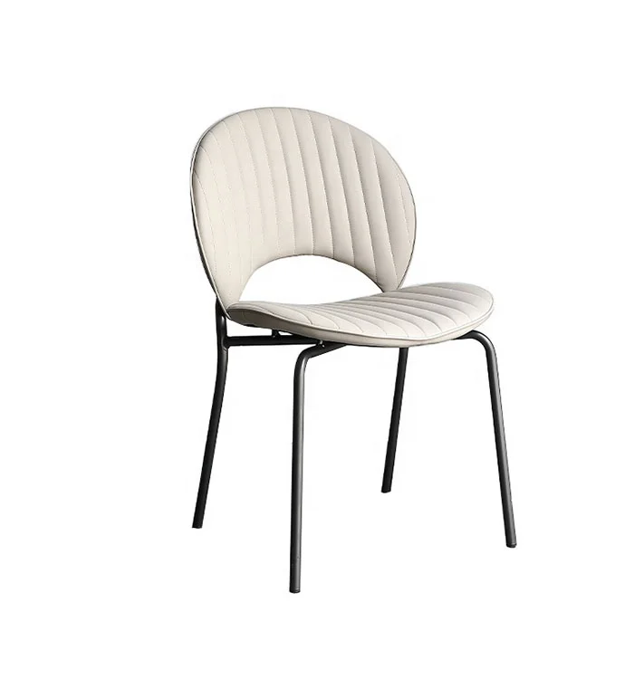 

Современные и обеденные стулья из скандинавского тикового дерева, роскошный мягкий обеденный стул из натуральной кожи