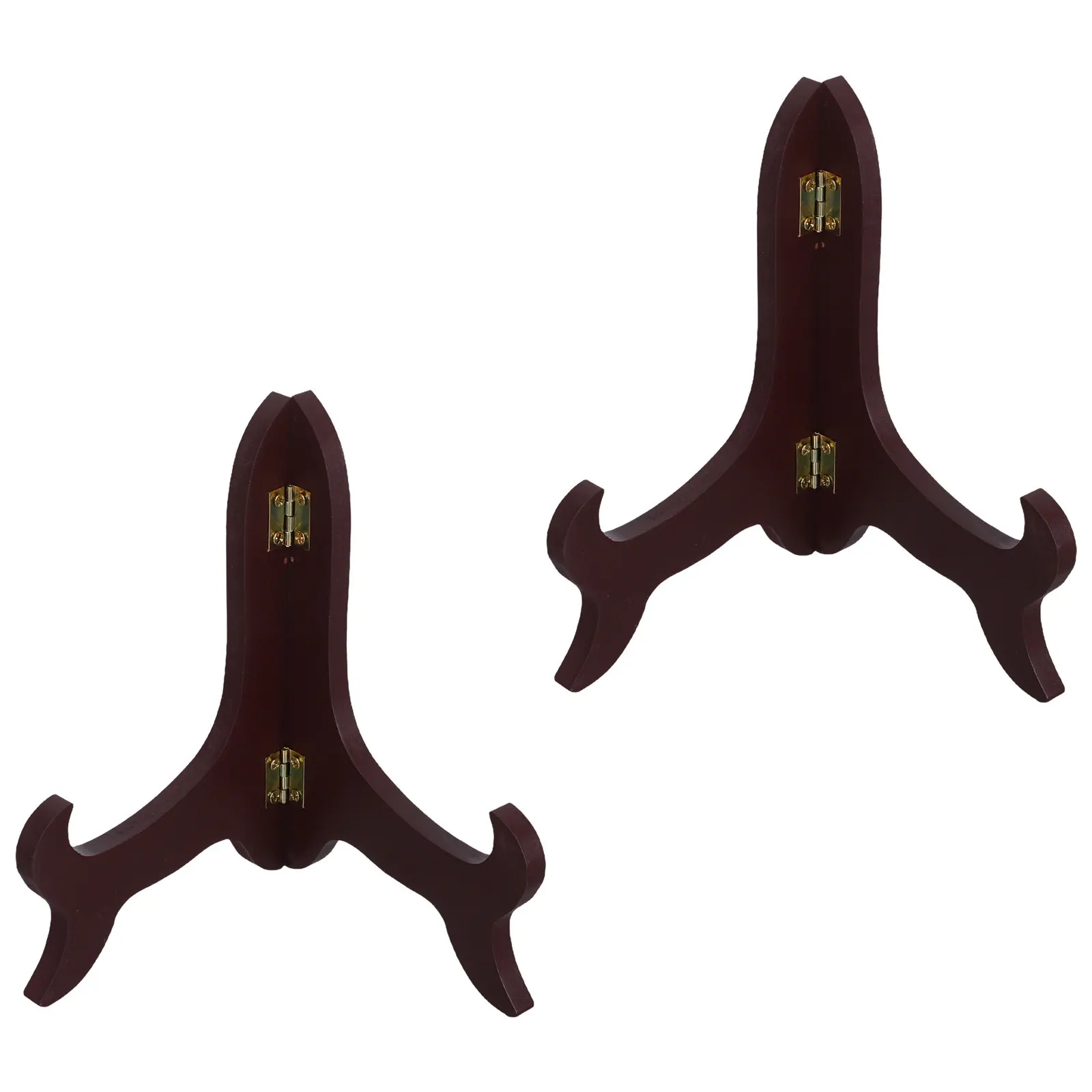 2 Pcs Decor Art Display Easel Artworks Centerpiece Stand Compact Cookbook CD Picture Frame