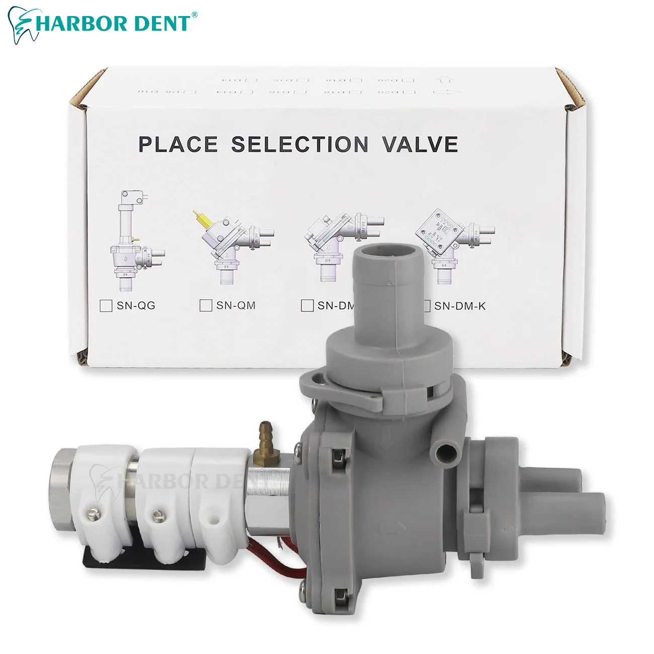 Dental Negative Pressure Pump Pneumatic Position Selector Valve Dentistry Chair Suction System Accessories Type L