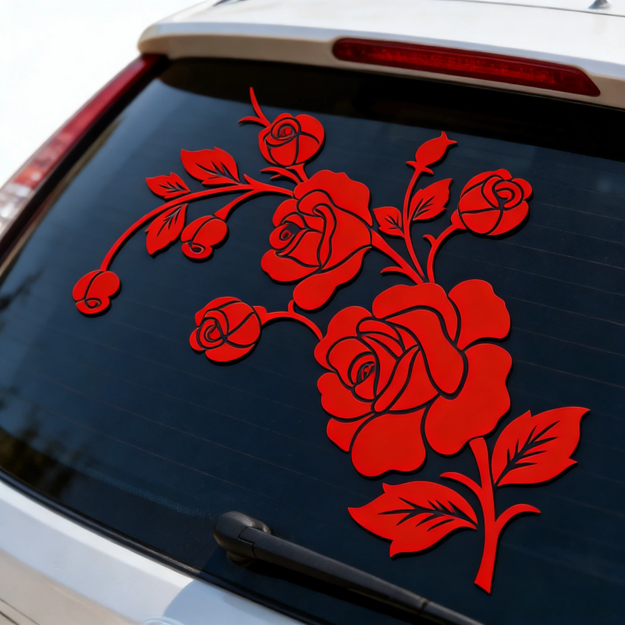 

Holographic Rainbow Rose Auto Decal – Trendy Tuning Accessory for Car, Motorcycle, Laptop & Walls|car stickers