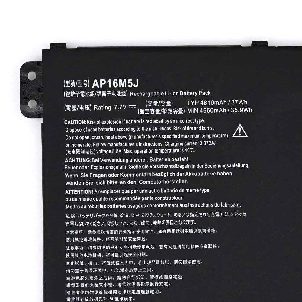 AP16M5J 7.7V 37Wh Original Laptop Battery for Acer Aspire 3 A314-31-C2L1 A315-32-C67Y A315-53-52CF