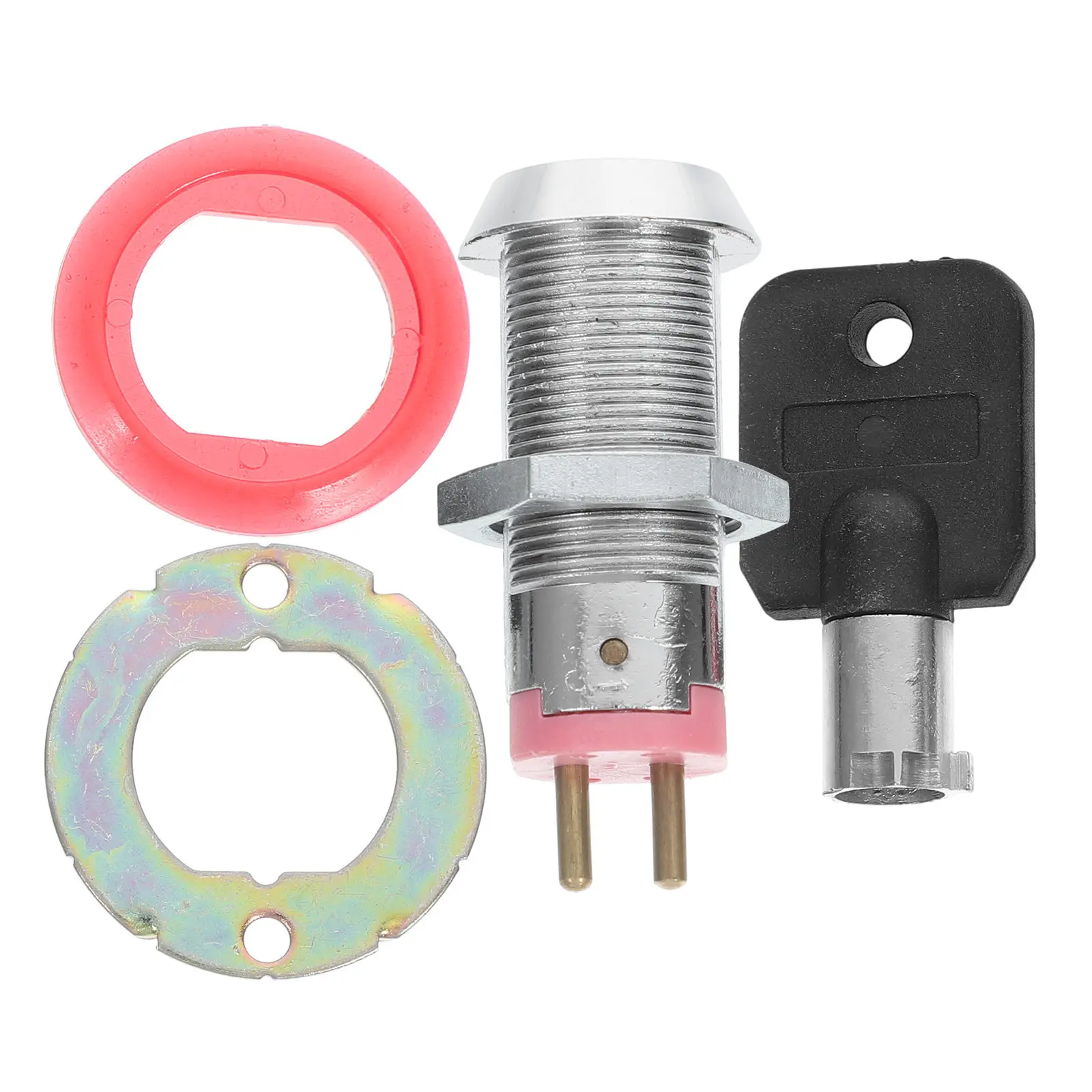 Juego de 1 cerradura tubular para máquina expendedora con llave, cerradura de leva de alta resistencia para máquinas de refrescos, aperitivos y bebidas, gabinetes de oficina y seguridad de puertas de caravanas