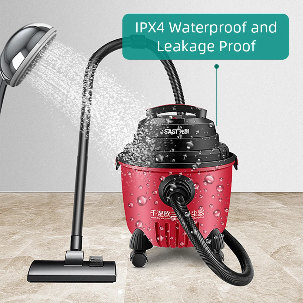 Household Electric Vacuum Cleaner Powerful Cleaning Machine Suction Power Wet & Dry Vacuum Cleaner Plastic Body Vacuum Cleaner