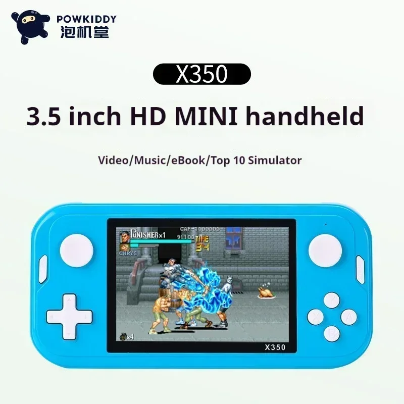 Powkiddy X350 Mini Handheld Psp Hd Handheld Nostalgic Arcade 3.5-Inch Double Rocker Game Fc It'S Not Just A Video Game Console