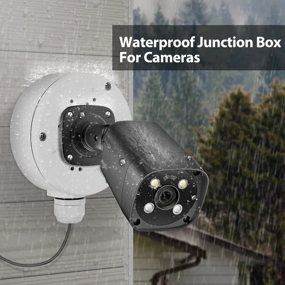 Misecu Waterproof Junction Box For 629EBP 669BP PT629 IP Camera Brackets CCTV Accessories For Cameras