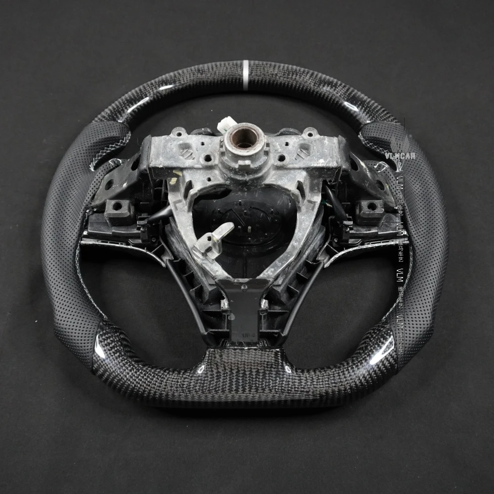 Carbon Fiber Steering Wheel for Lexus GS300 GS350 GS430 GS460 2005-2011 GS  Leather Grip Racing Style Sport Design Direct Fit