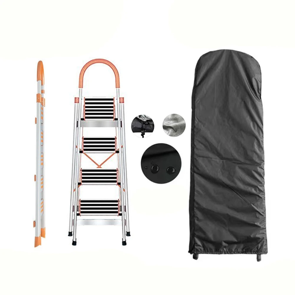 210D Oxford Cloth Cover Folding Ladder Cover For Ladder Protection Compact Storage Ladder Cover Drawstring Storage Bag
