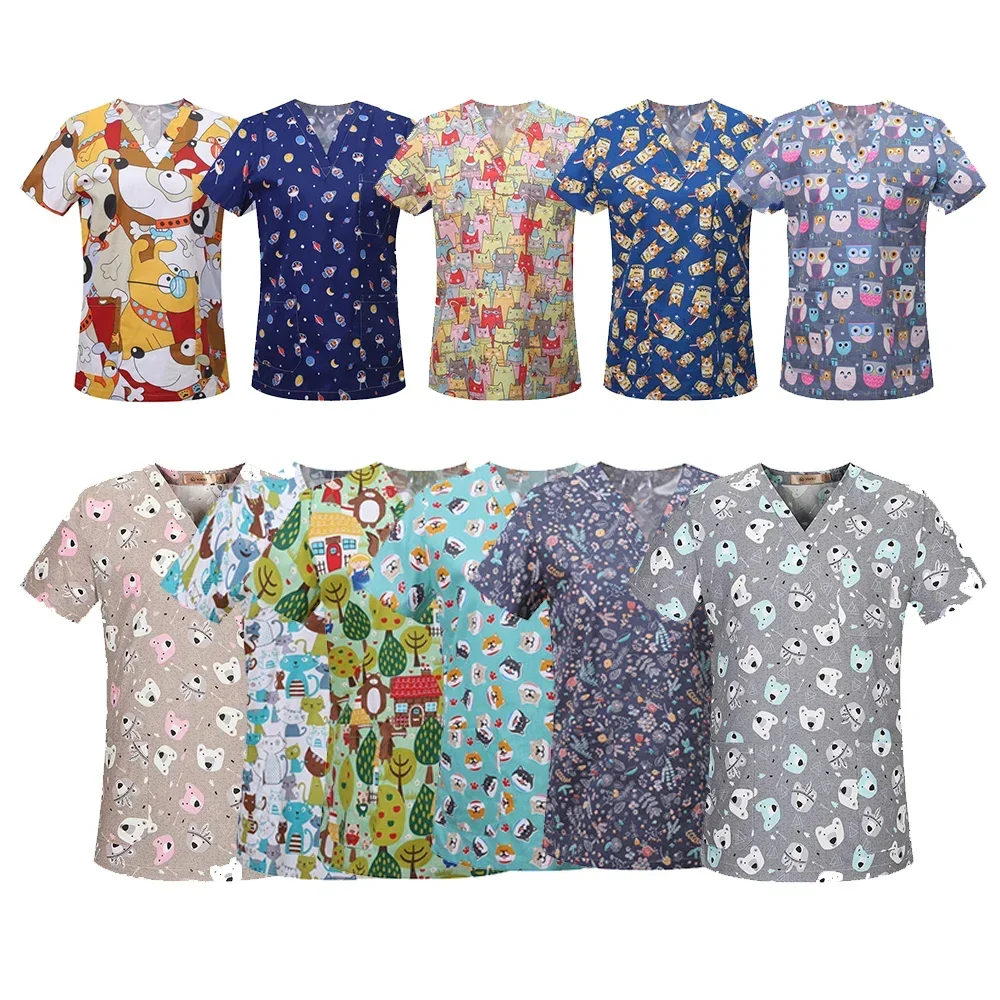 زي جراحي طبي لصالون التجميل ، مقشر الممرضات ، عيادة طبيب الأسنان والزي الرسمي لطبيب الحيوانات الأليفة ، جودة عالية ، ملابس عمل الصيدلية