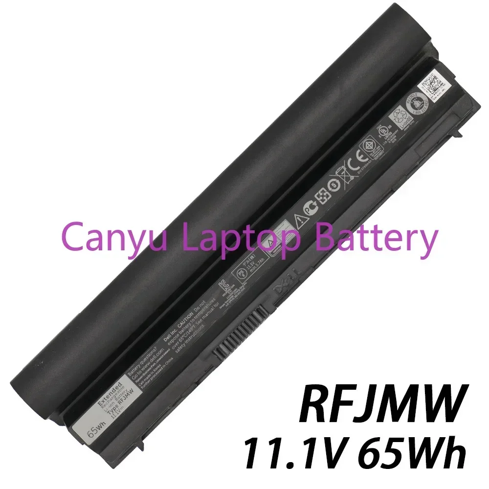 New 11.1V 65Wh RFJMW   For  Latitude E6320 E6330 E6220 E6230 E6120 FRR0G KJ321 K4CP5 J79X4 RFJMW P7VRH 7FF1K Laptop battery