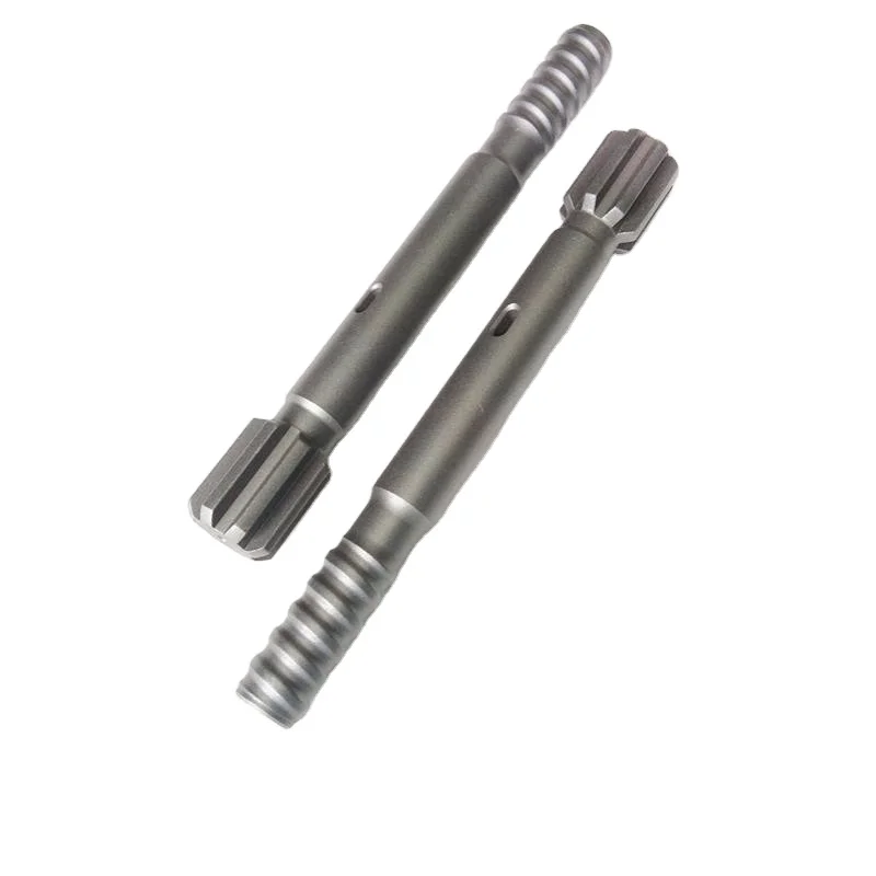 

length 435 mm, with T38 thread shank adapter top hammer drill rod blasting borehole threaded extension drill rod