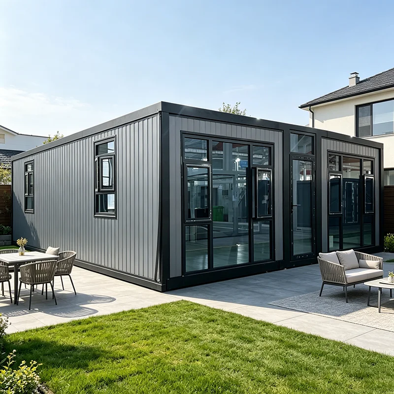 Renewable Energy Use - Energiebesparende 20ft opvouwbare uitklapbare containerwoning, boerderijbeheerkamer,