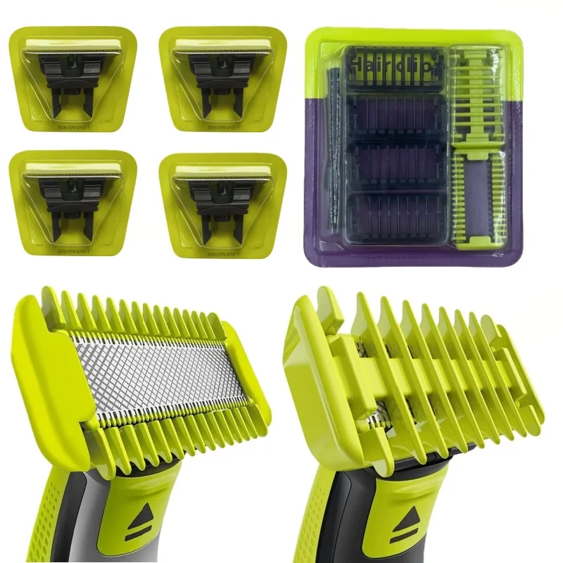 1-10PCS Nose Hair Trimmer Stainless Steel Nose & Ear and Eyebrows Trimmers for One Blade Pro QP6530/QP6510/QP6520