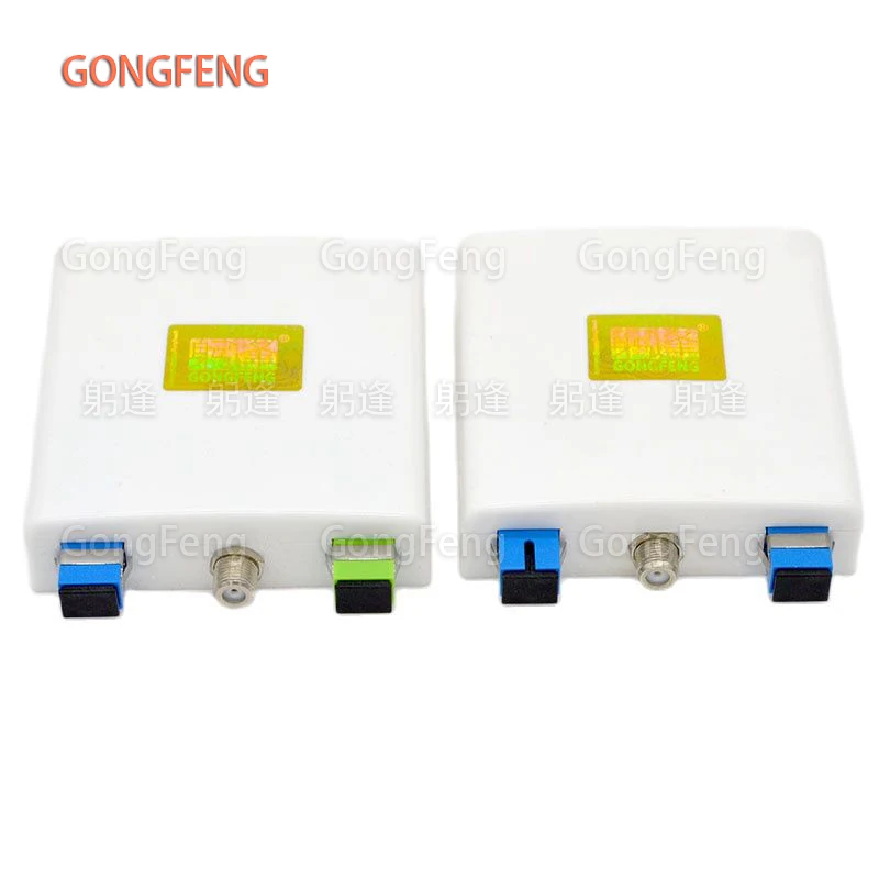 

10pcs FTTH CATV Passive Optical Receiver Network Integrated Transmission WDM Wavelength Division Multiplexer With Inch F Output