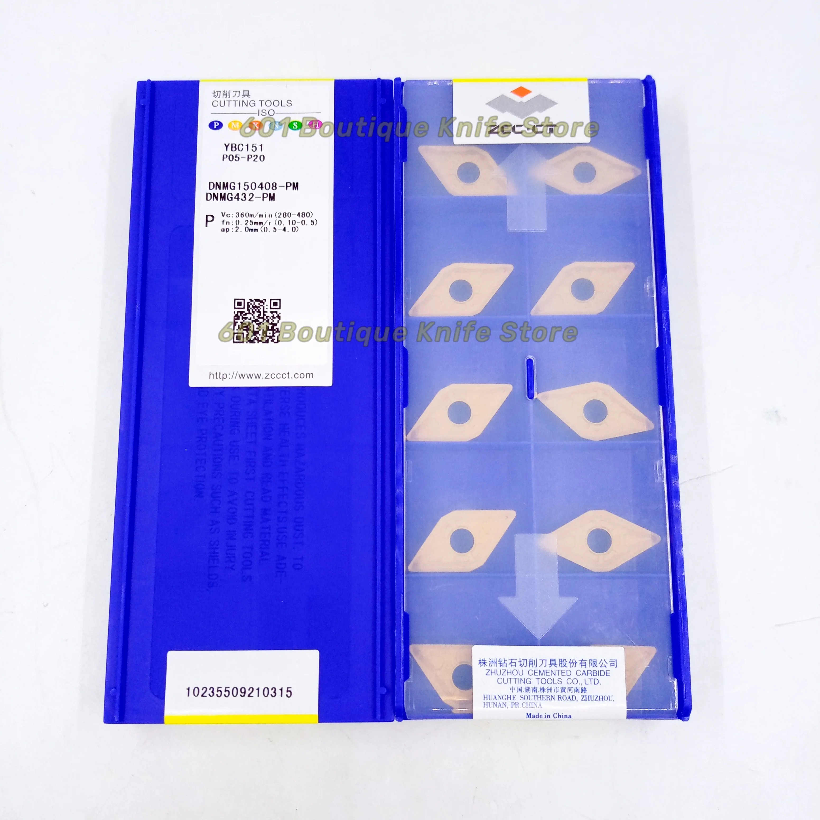 ZCCCT diamond brand CNC alloy blade YBD152 DNMG150408-PM